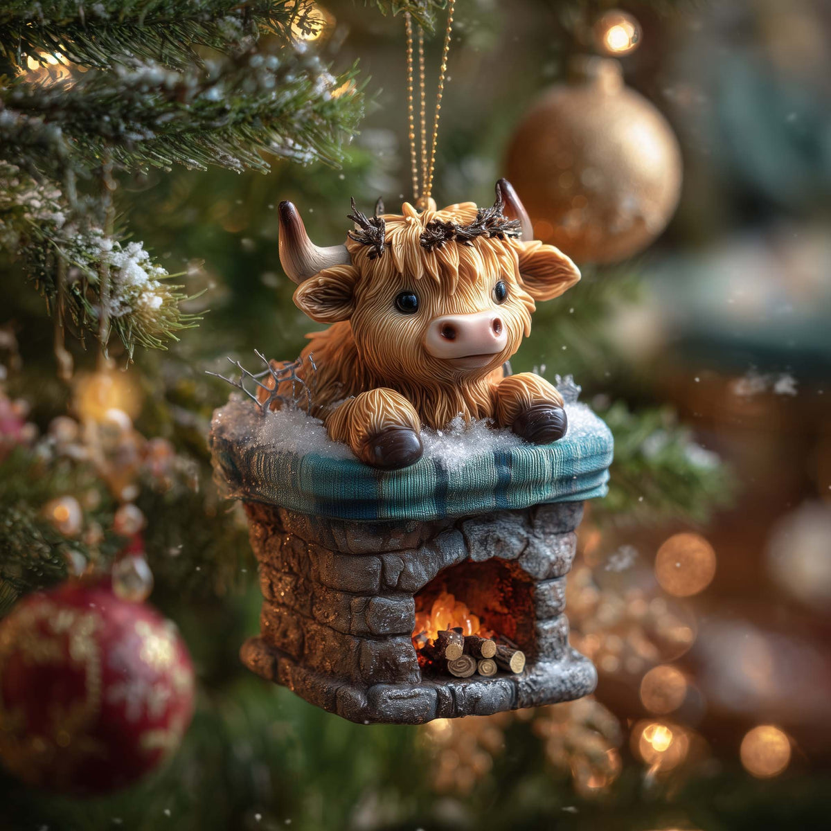 Festive Warm Christmas Ornament