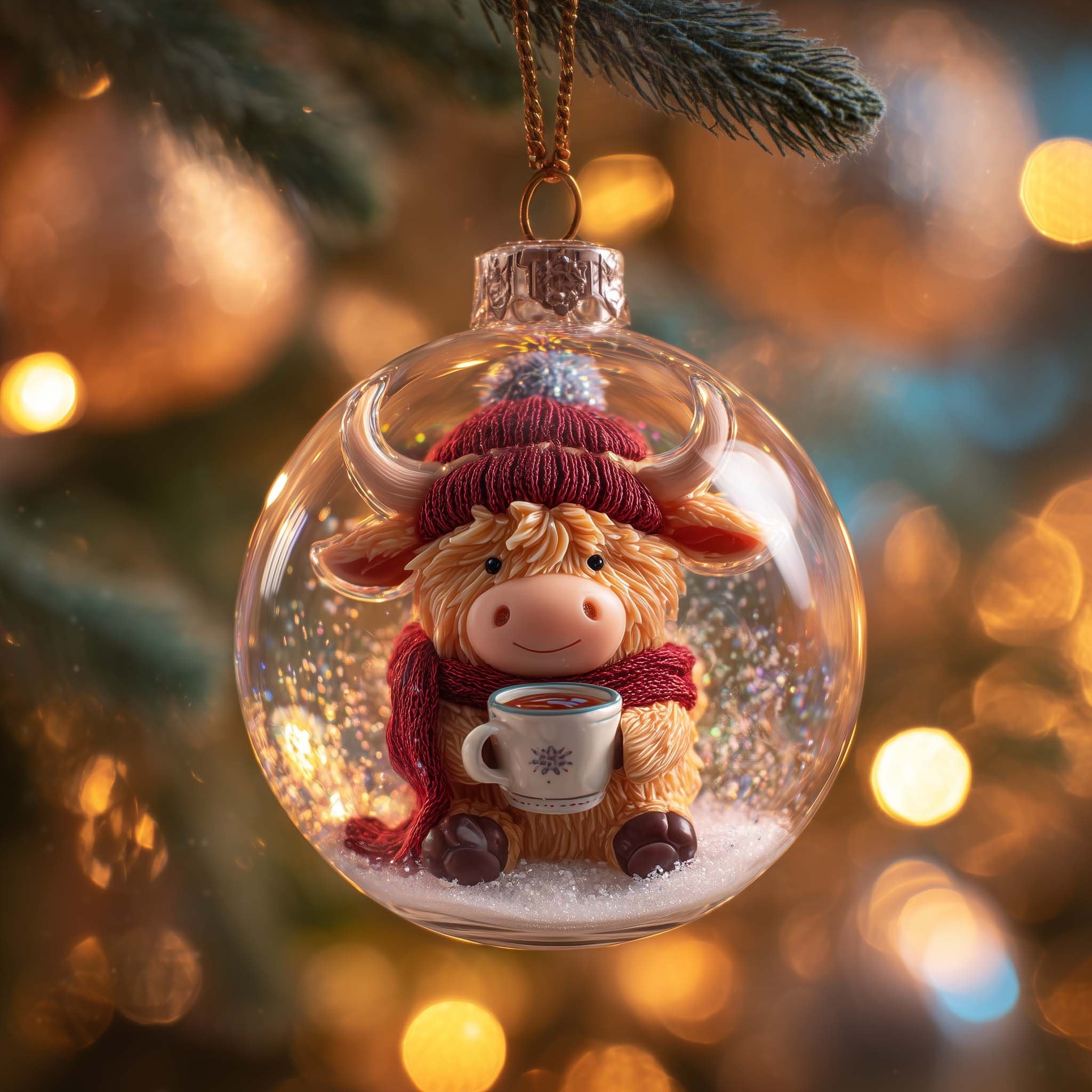 Warm Cocoa Christmas Ornament