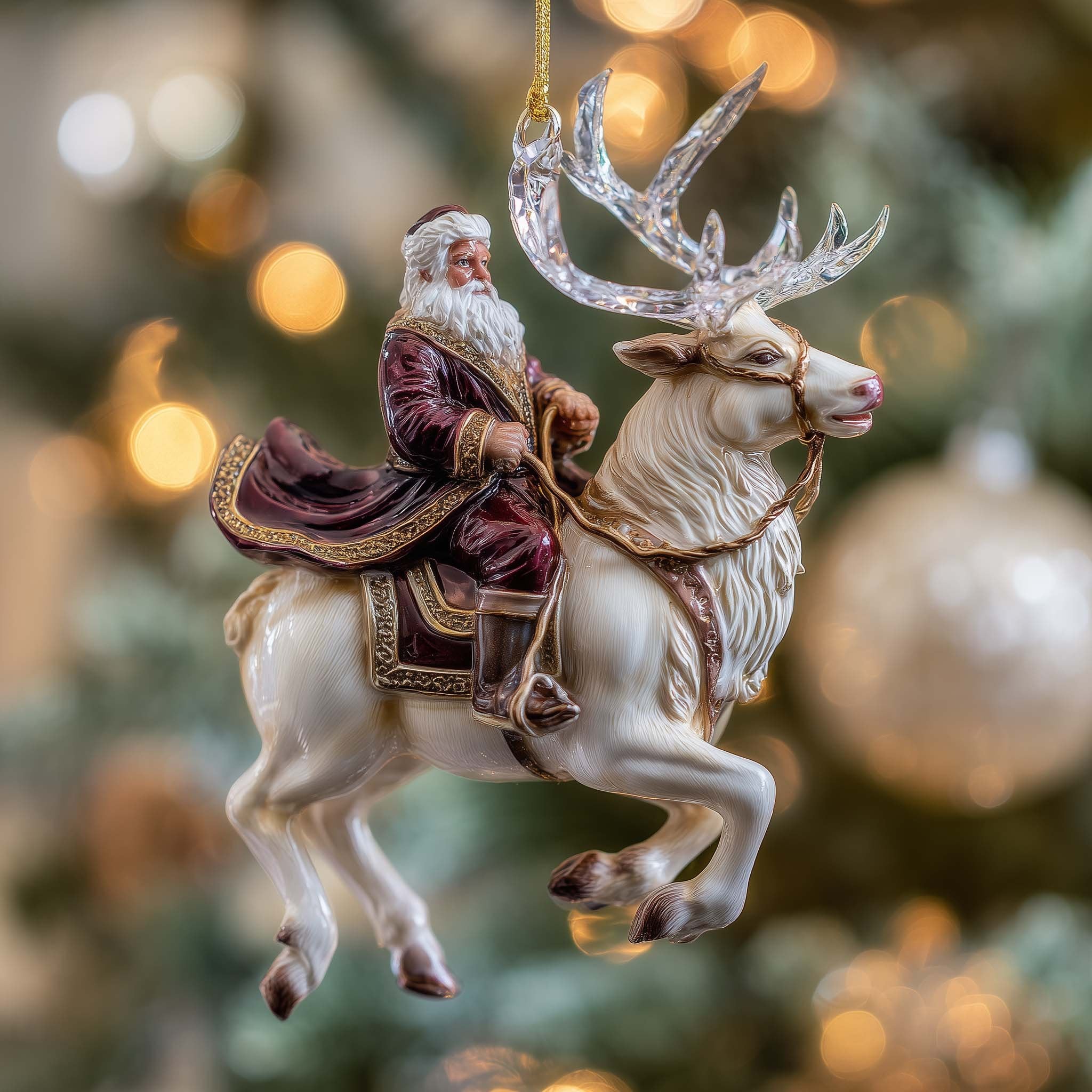 Majestic Riding Christmas Ornament