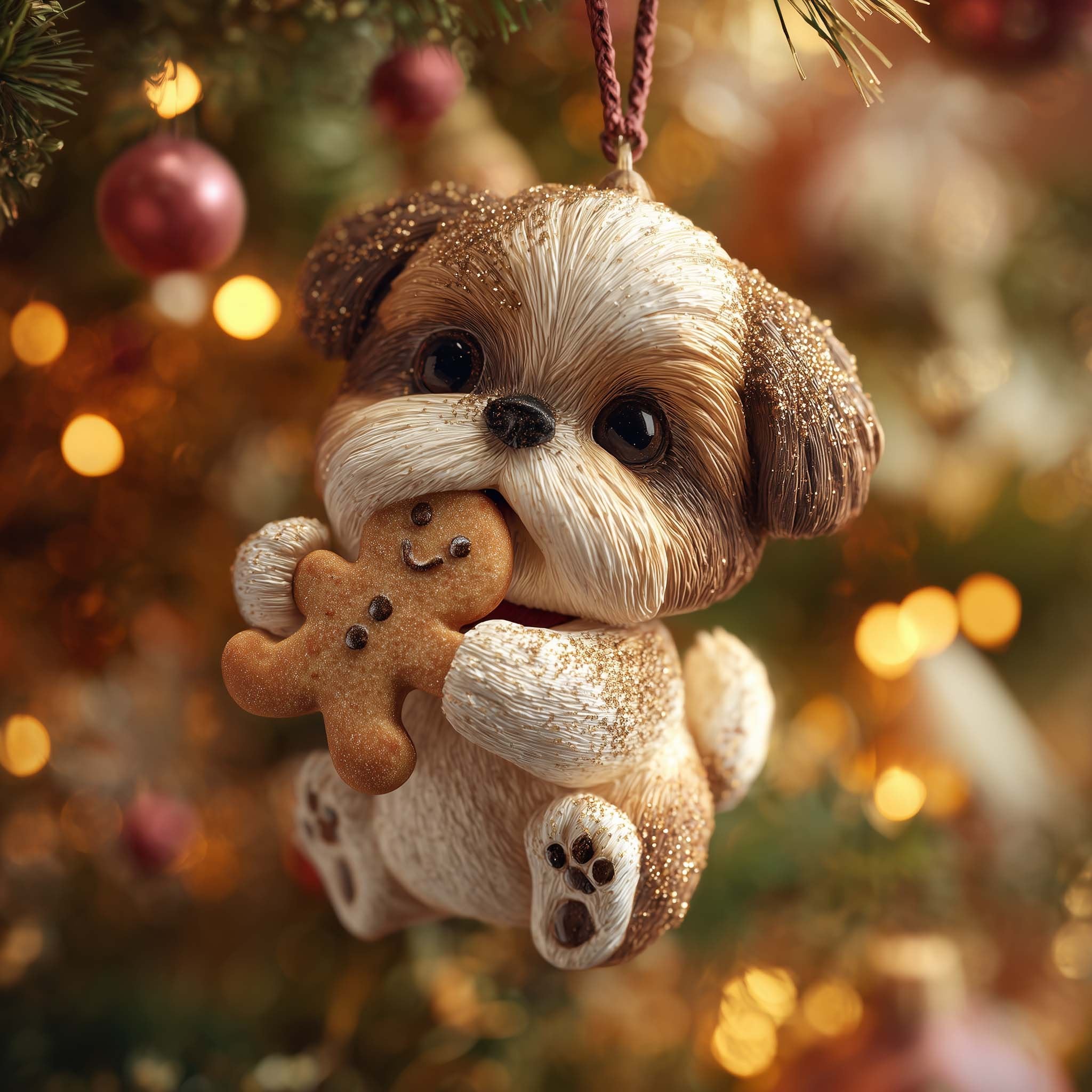 Cookie Thief Christmas Ornament