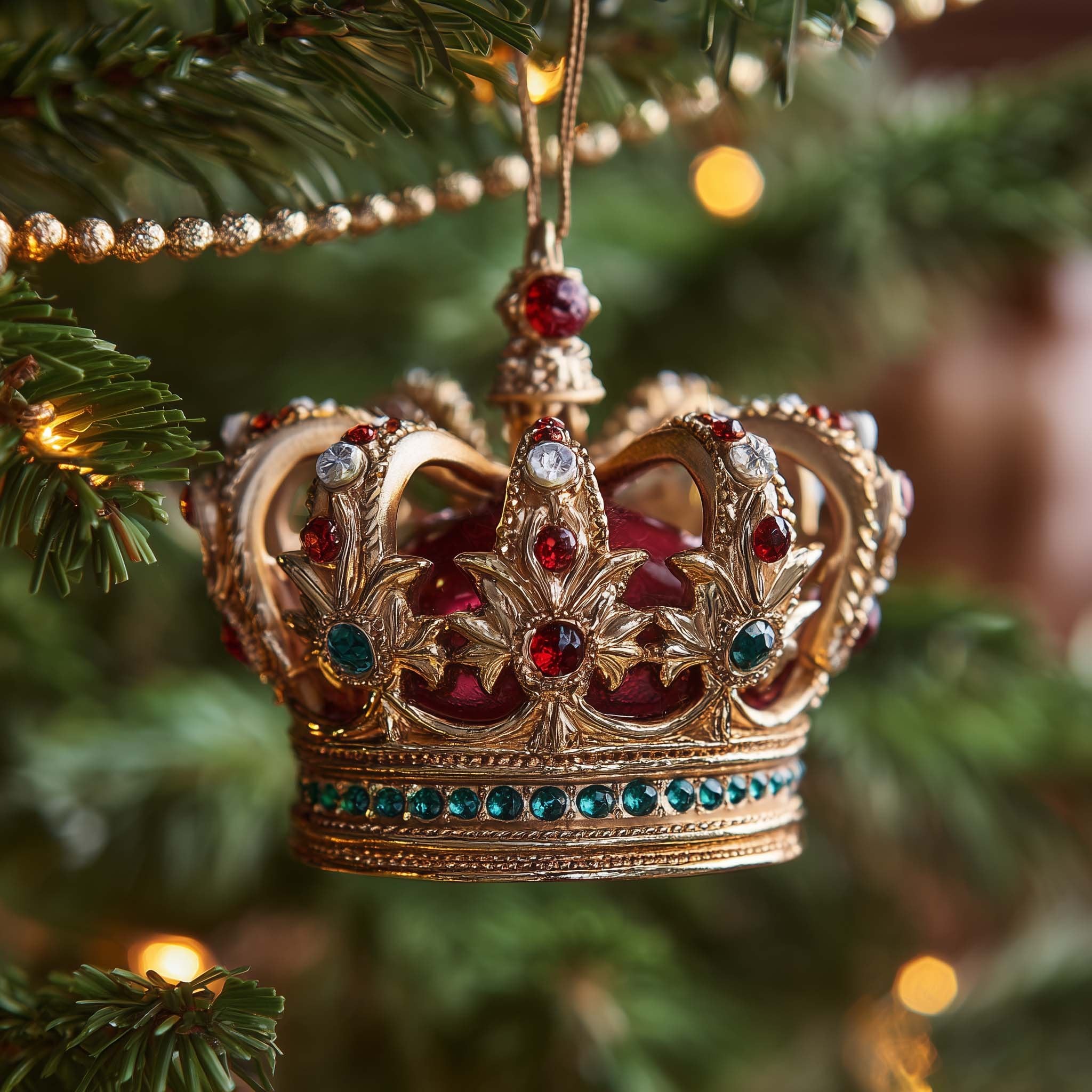 Royal Crown Majesty Christmas Ornament