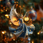 Celestial Lantern Angel Christmas Ornament