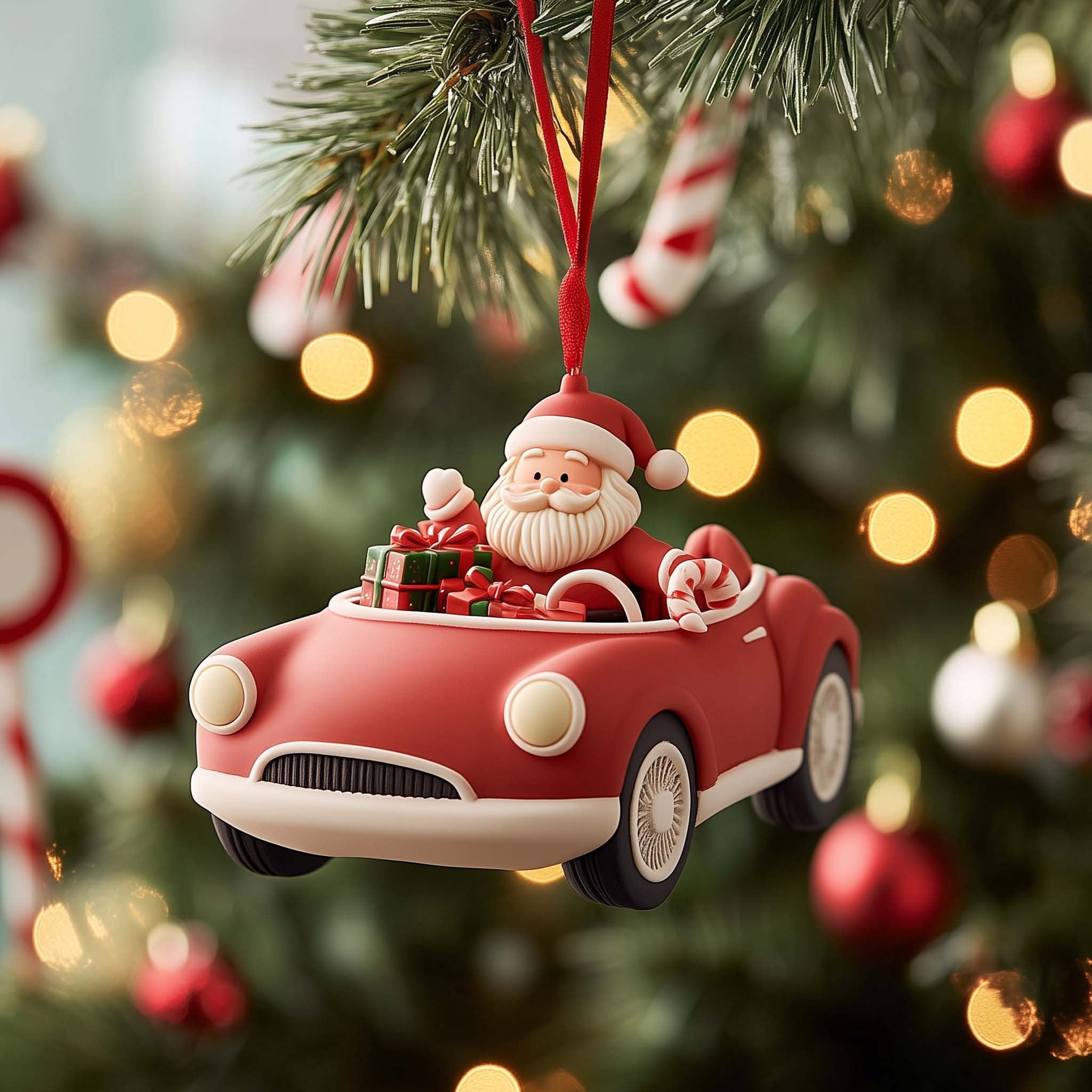 Santas Ride Christmas Ornament