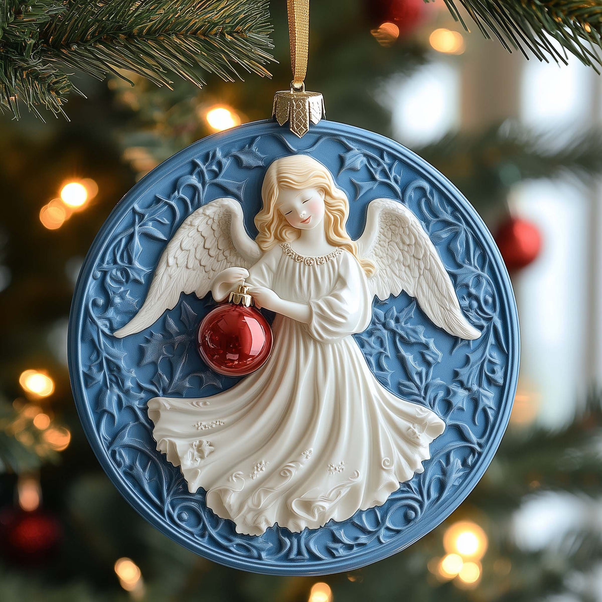 Bauble Angel Christmas Ornament
