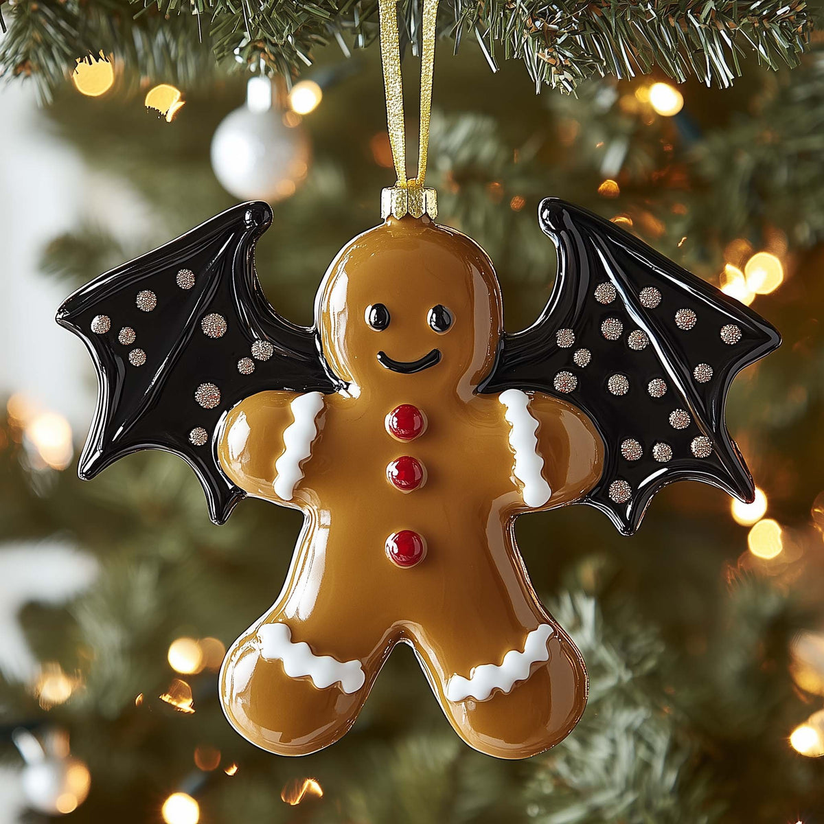 Ginger Bat Man Christmas Ornament