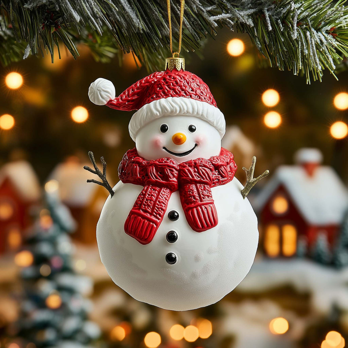 Classic Snowman Christmas Ornament