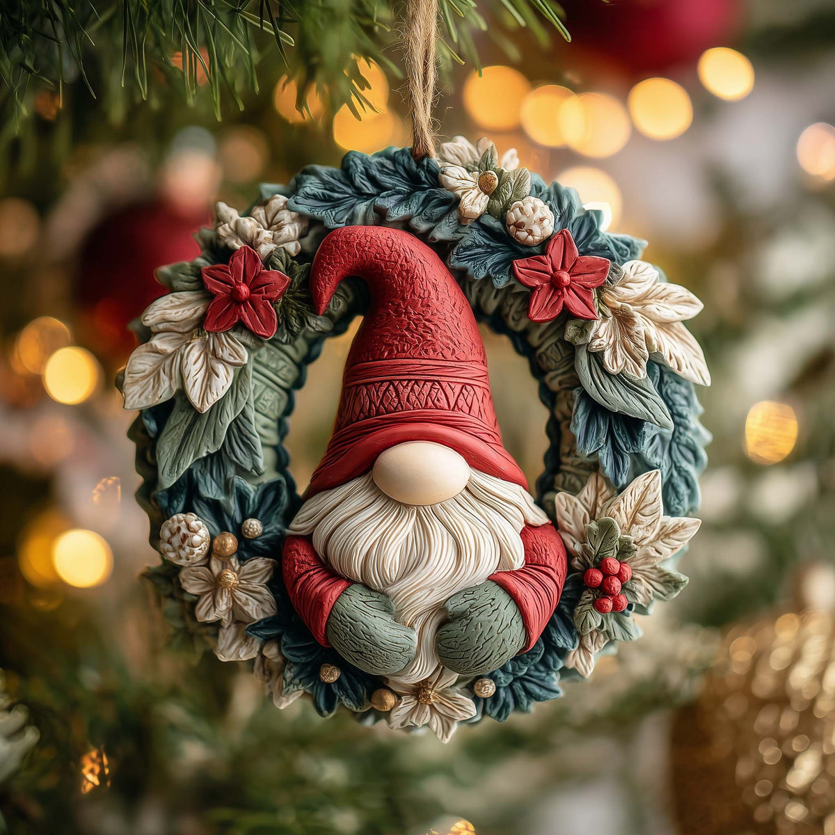 Gnome Christmas Ornament