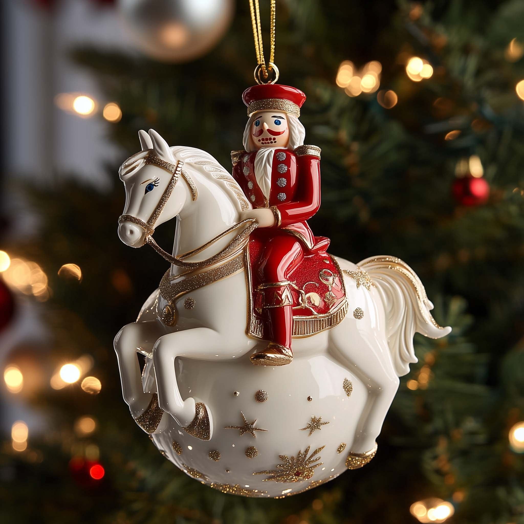 Nutcracker Globe Christmas Ornament