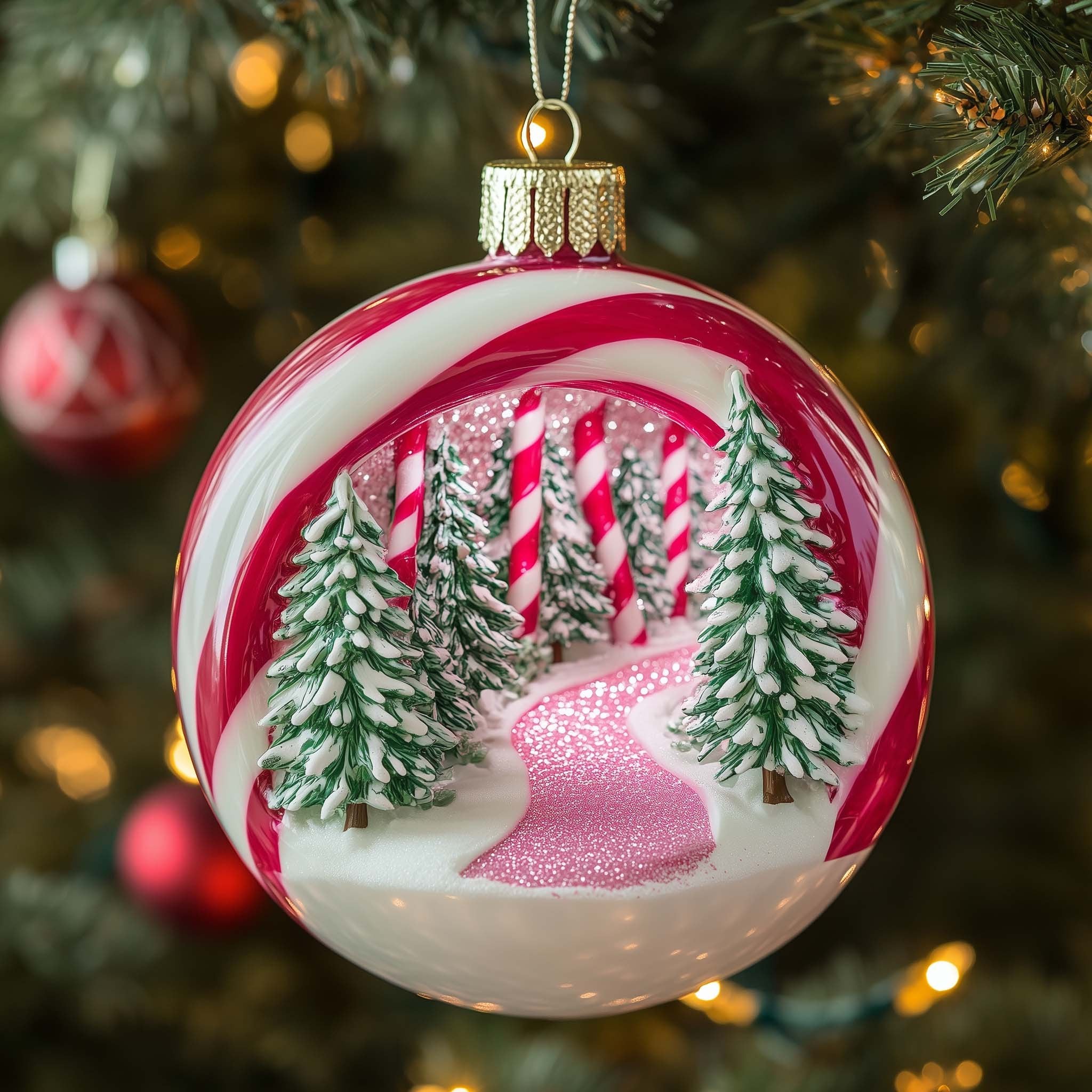 Candy Forest Christmas Ornament