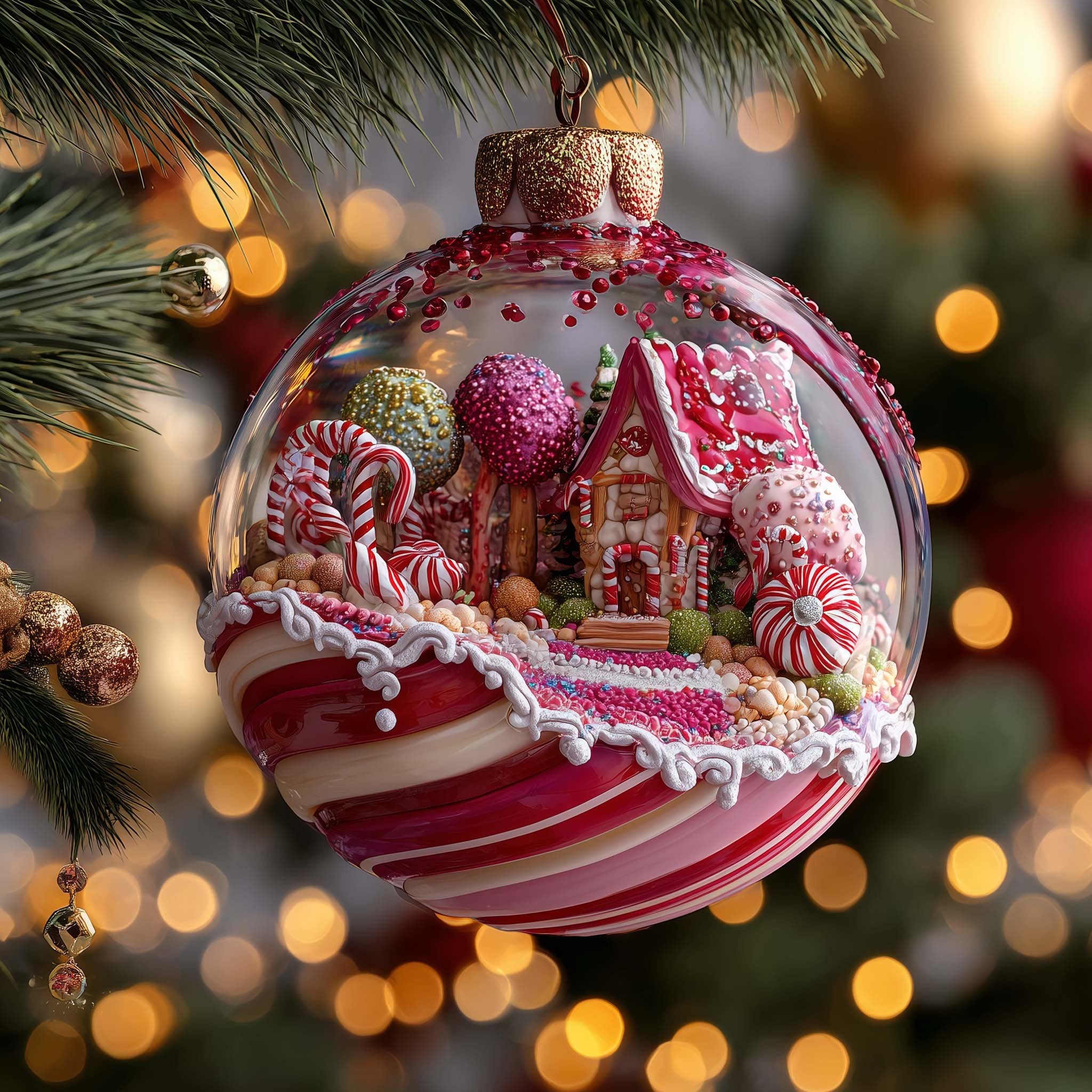 Candy Land Christmas Ornament