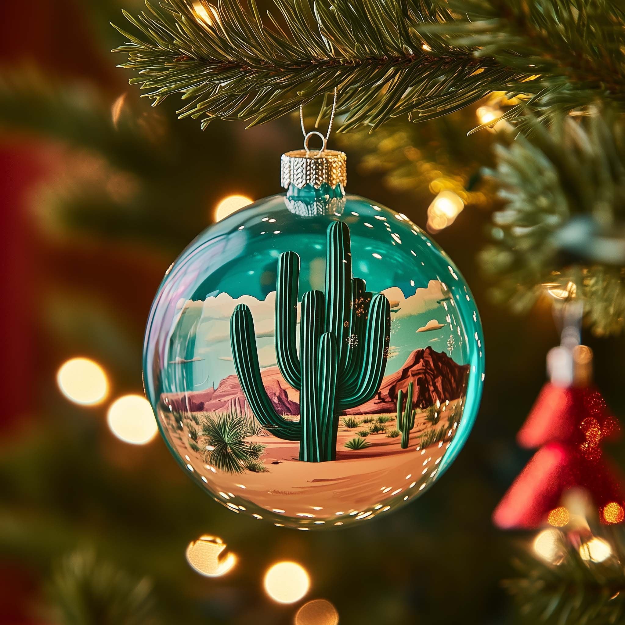 Desert Bauble Christmas Ornament