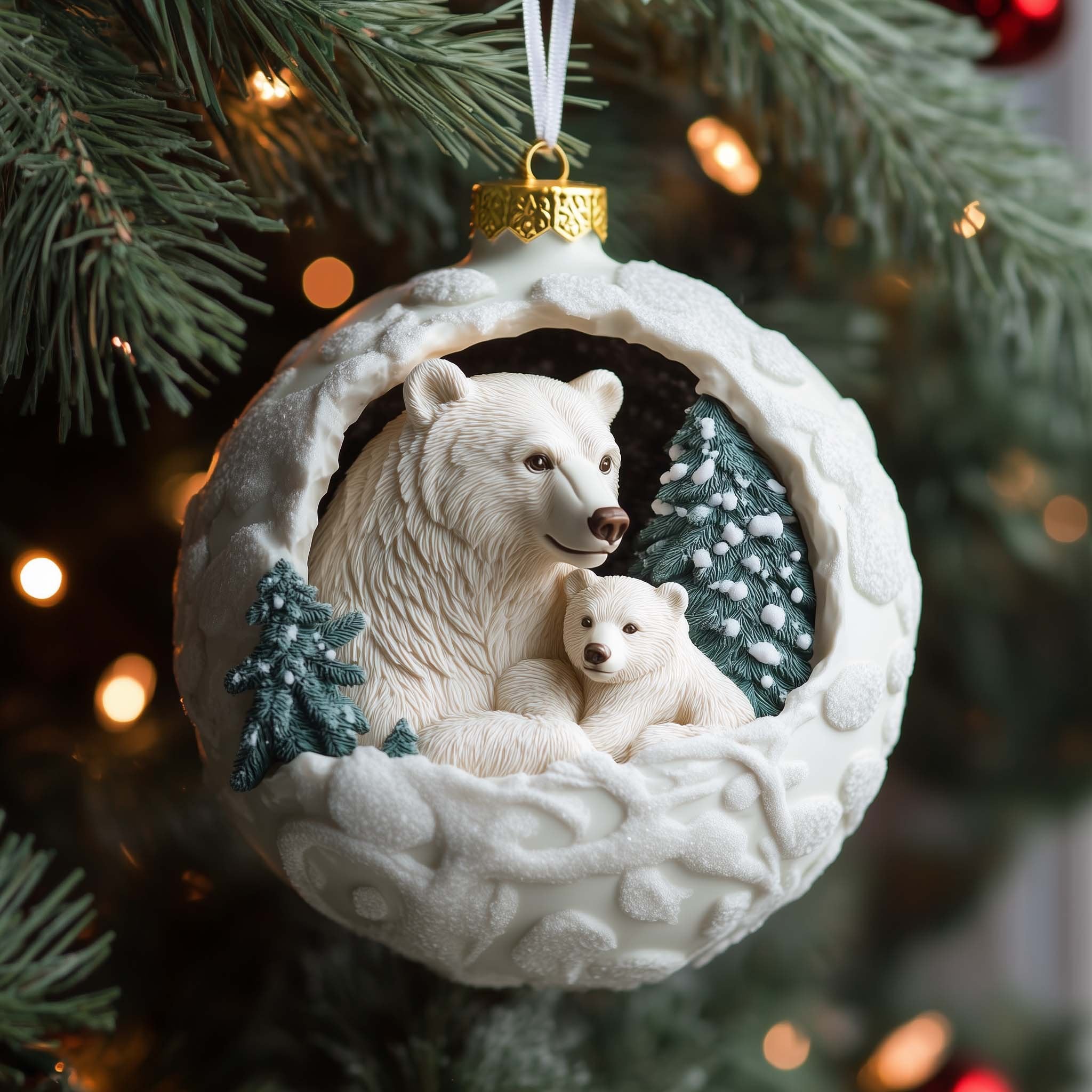 Polar Pair Christmas Ornament