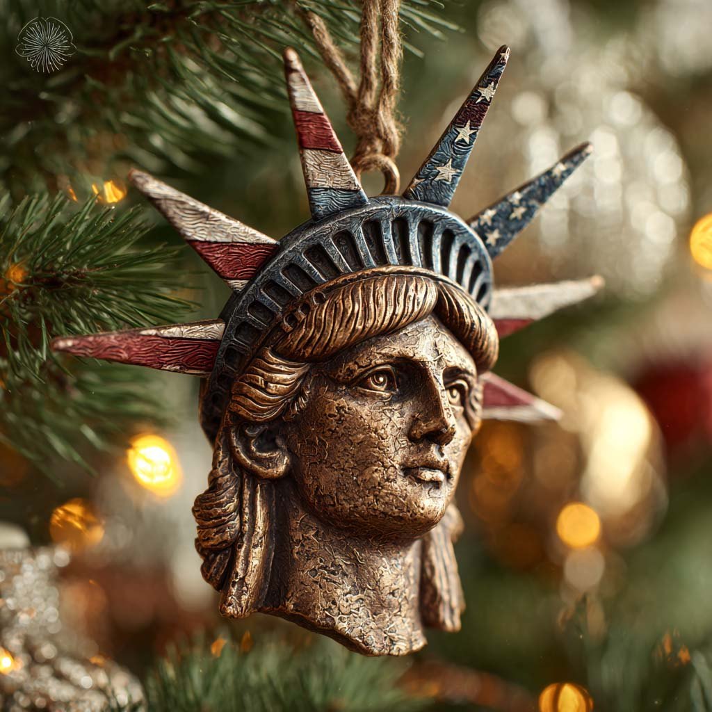 Liberty Head Christmas Ornament