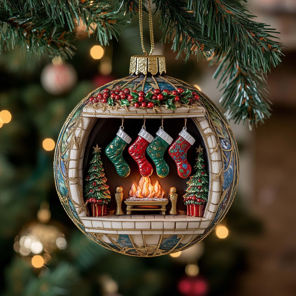 Hearth Christmas Ornament