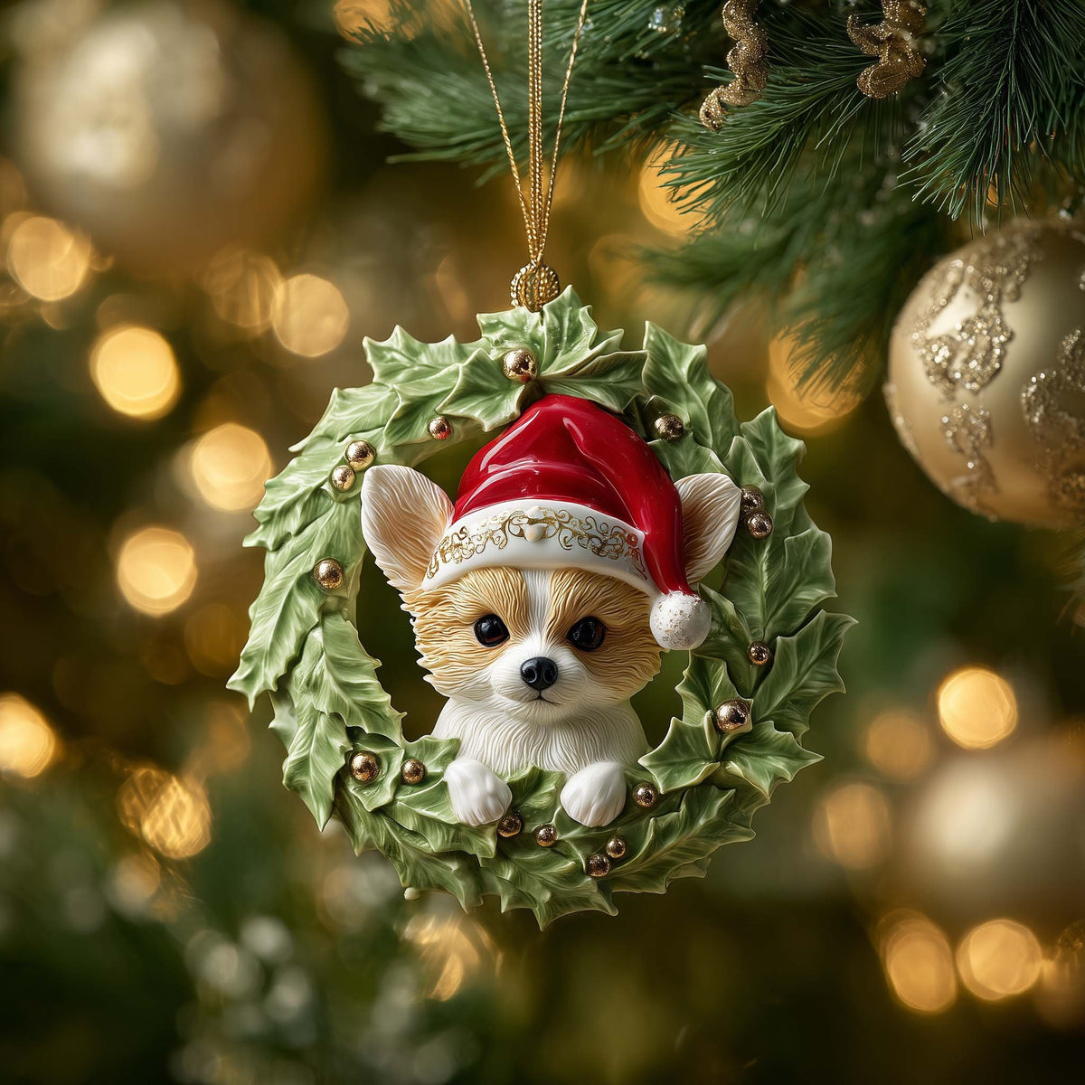 Chihuahua Christmas Ornament