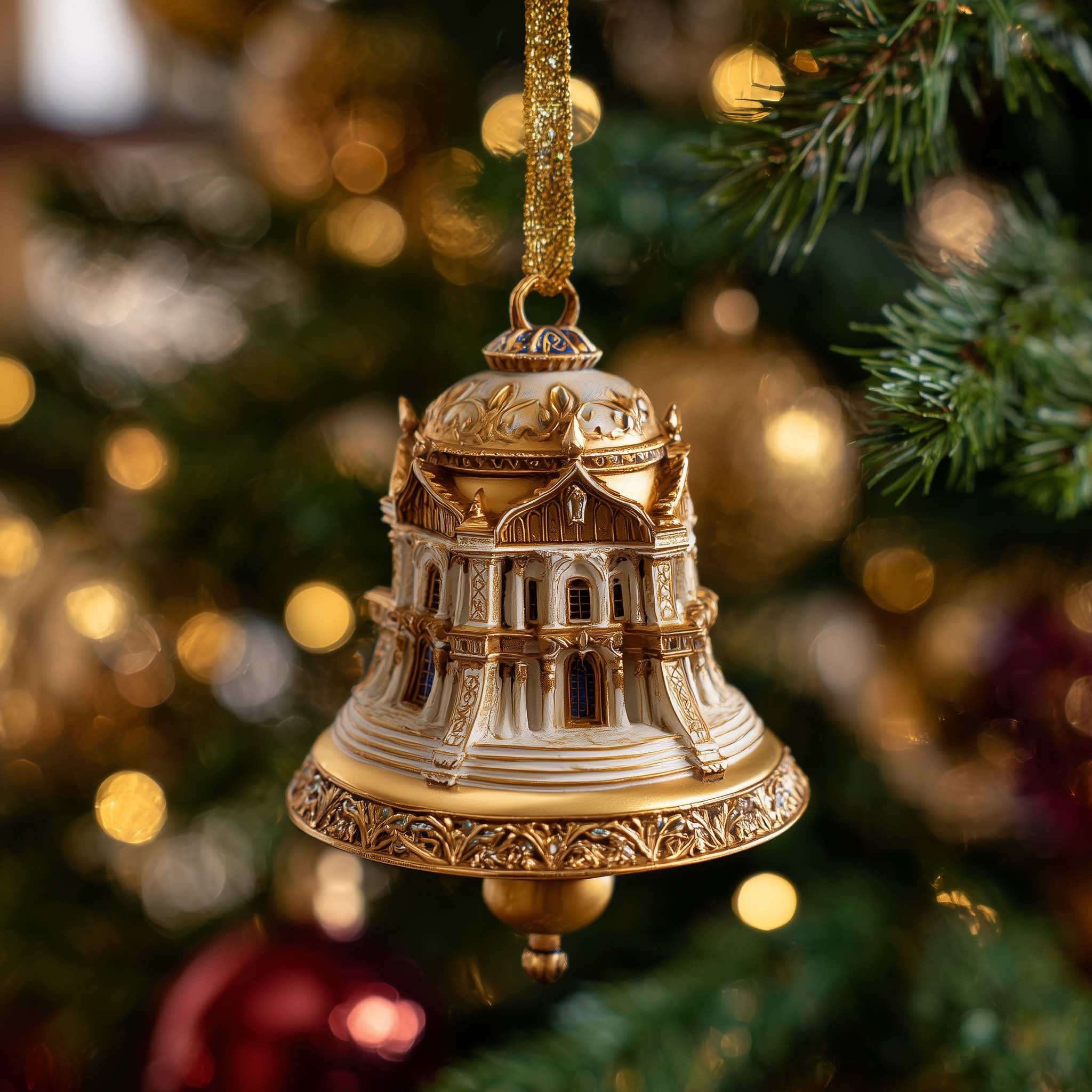 Cathedral Bell Christmas Ornament