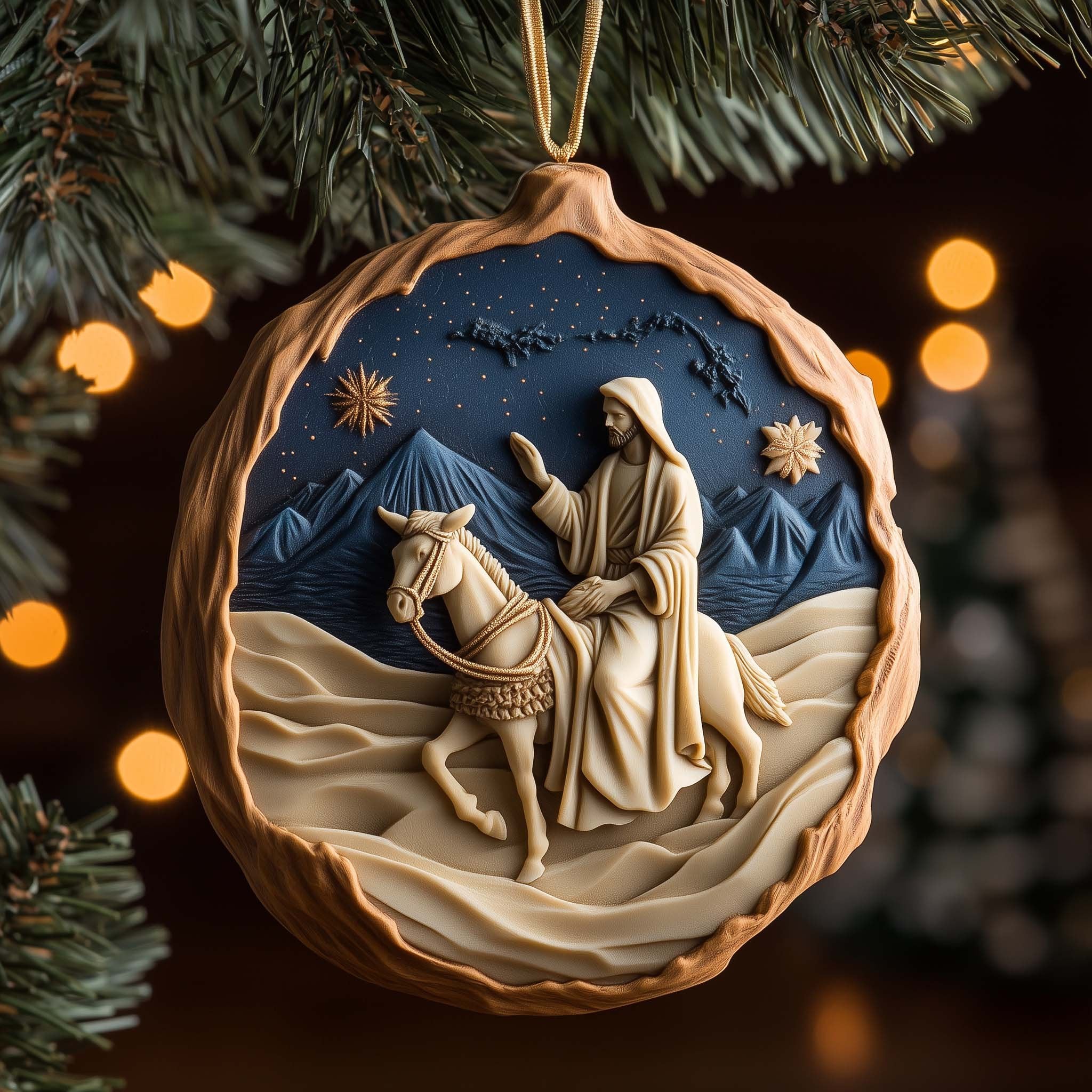Desert Journey Christmas Ornament