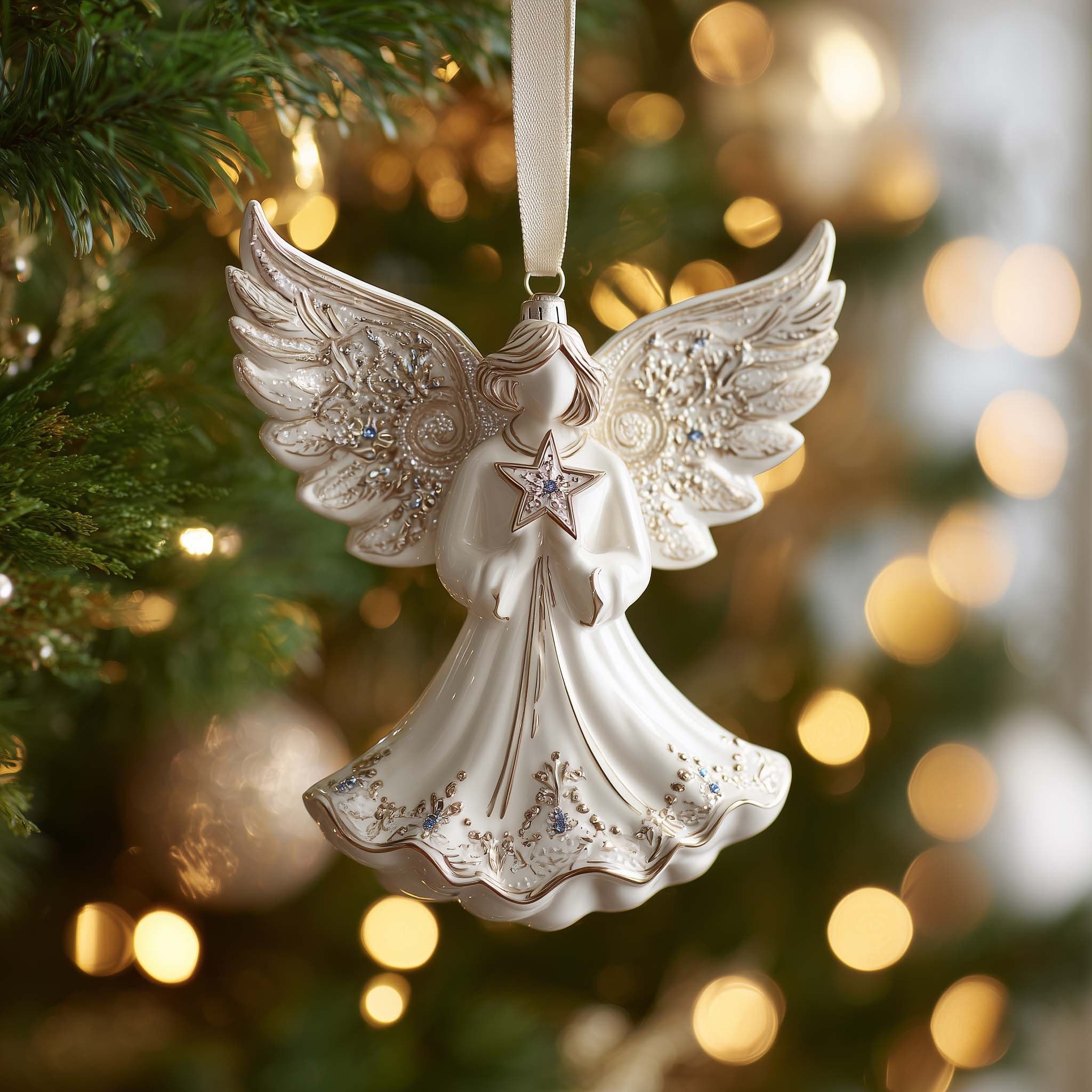Ornate Angel Christmas Ornament