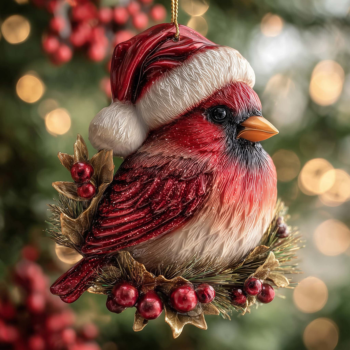 Cardinal Christmas Ornament