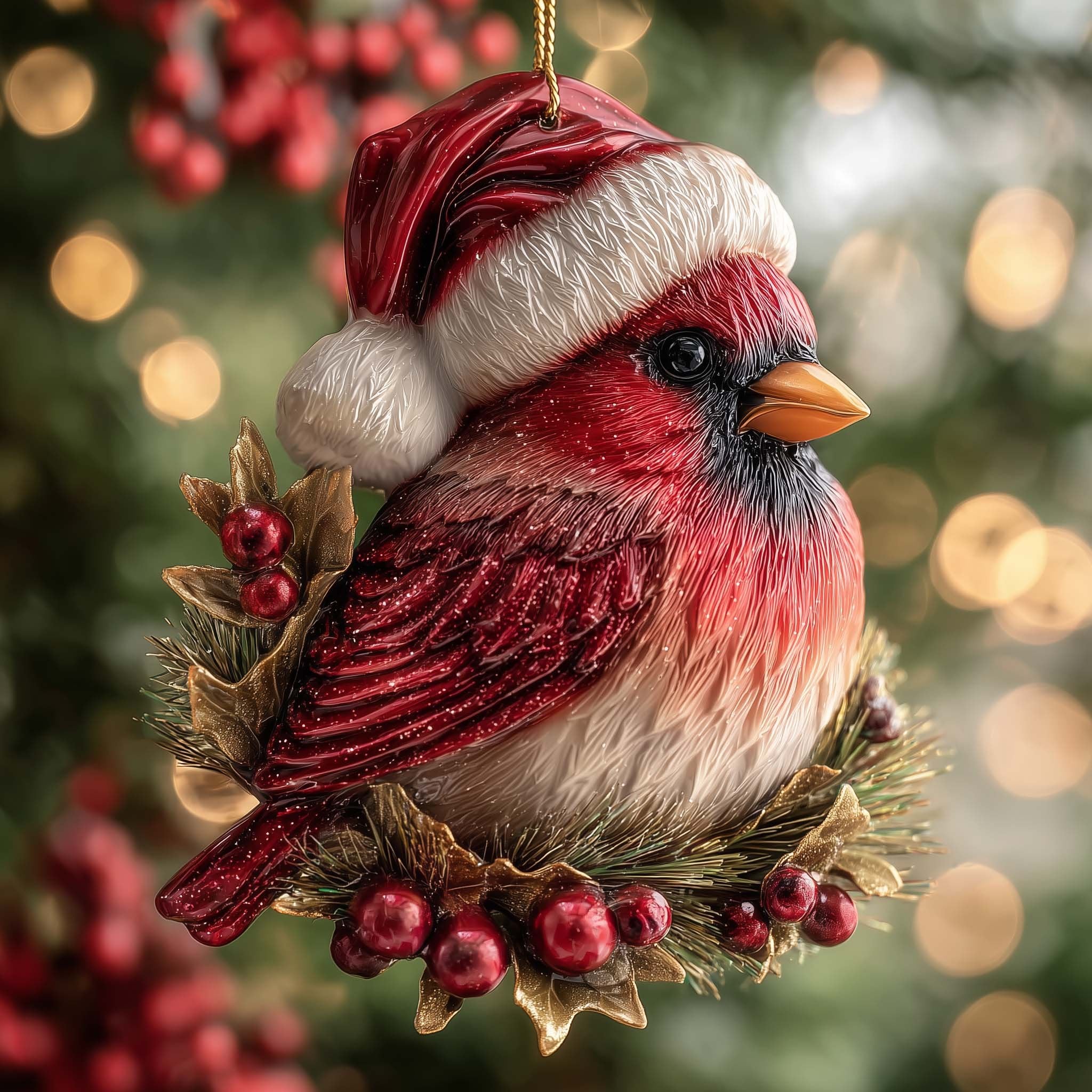 Cardinal Christmas Ornament