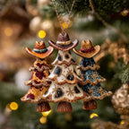 Cowboy Hat Christmas Trees Christmas Ornament