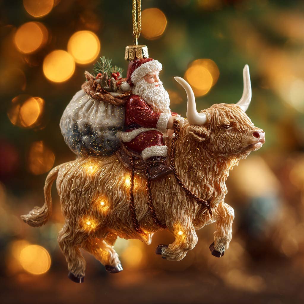 Highland Santa YC95 Christmas Ornament