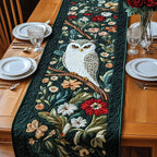 Floral Owl Table Runner