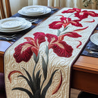 The Blooming Iris Table Runner