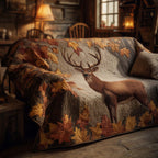 Stag Among the Autumn Leaves Sofa Cover