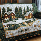 Cottages Beneath the Golden Stars Sofa Cover