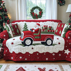 Santas Retro Truck Sofa Cover