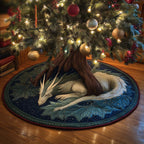 Starlight Dream Dragon Christmas Tree Skirt