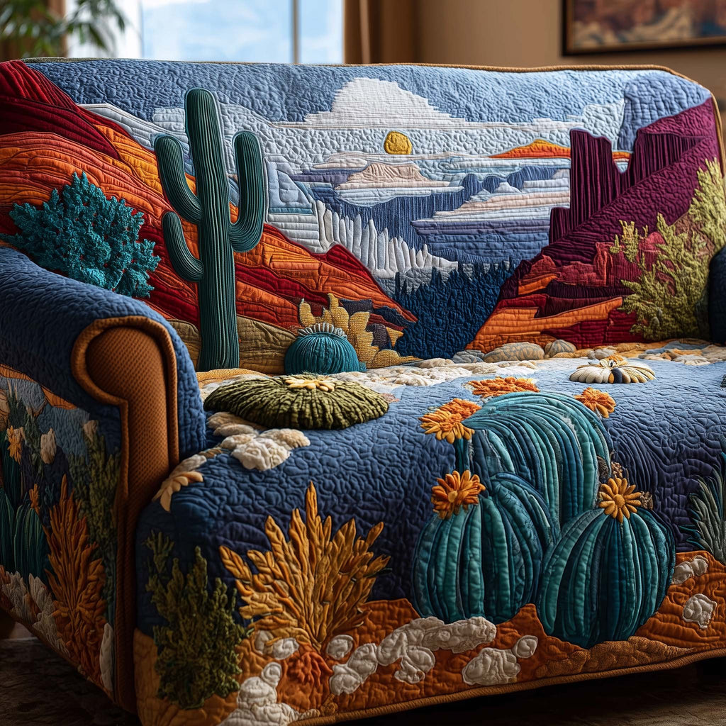 Southwest Cactus Sofa Cover