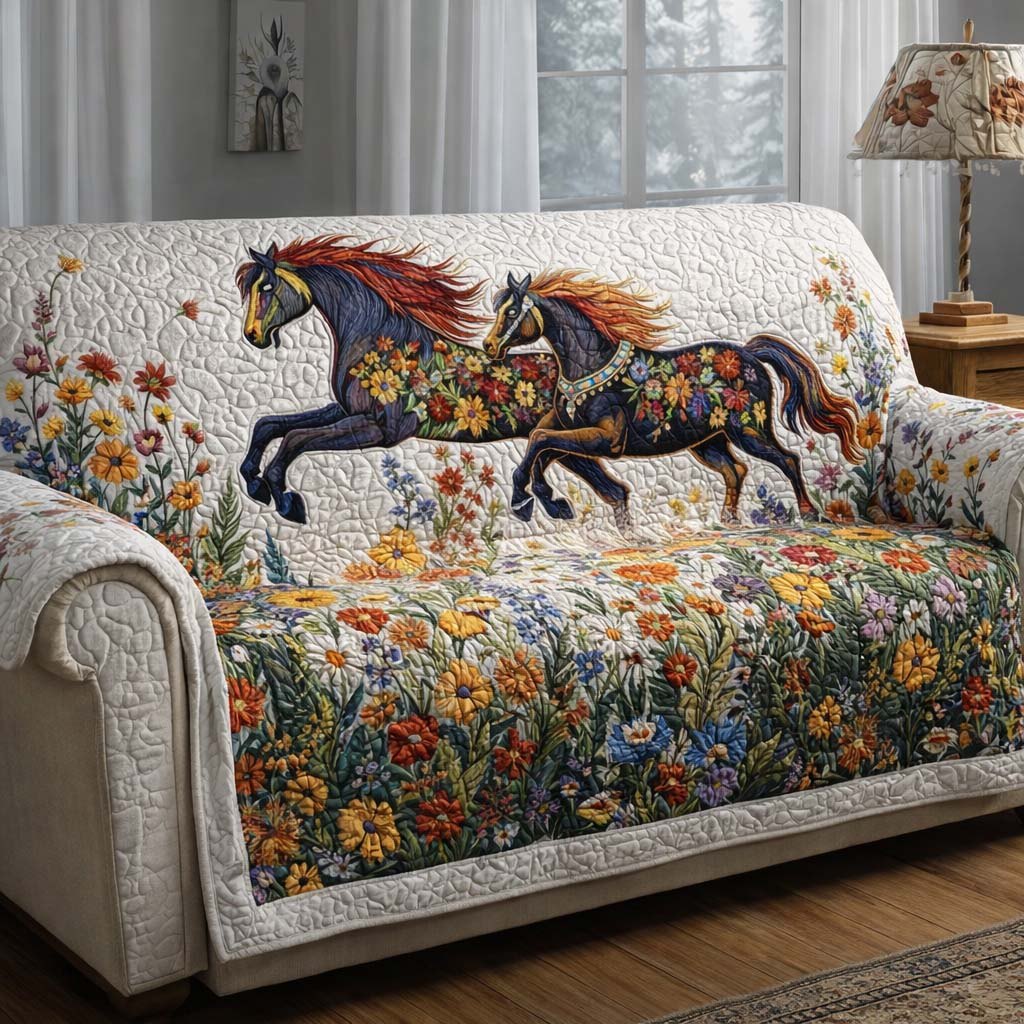 Wildflower Gallop Sofa Cover