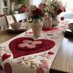 Blossom Heart Table Runner