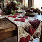 Romantic Heart Table Runner