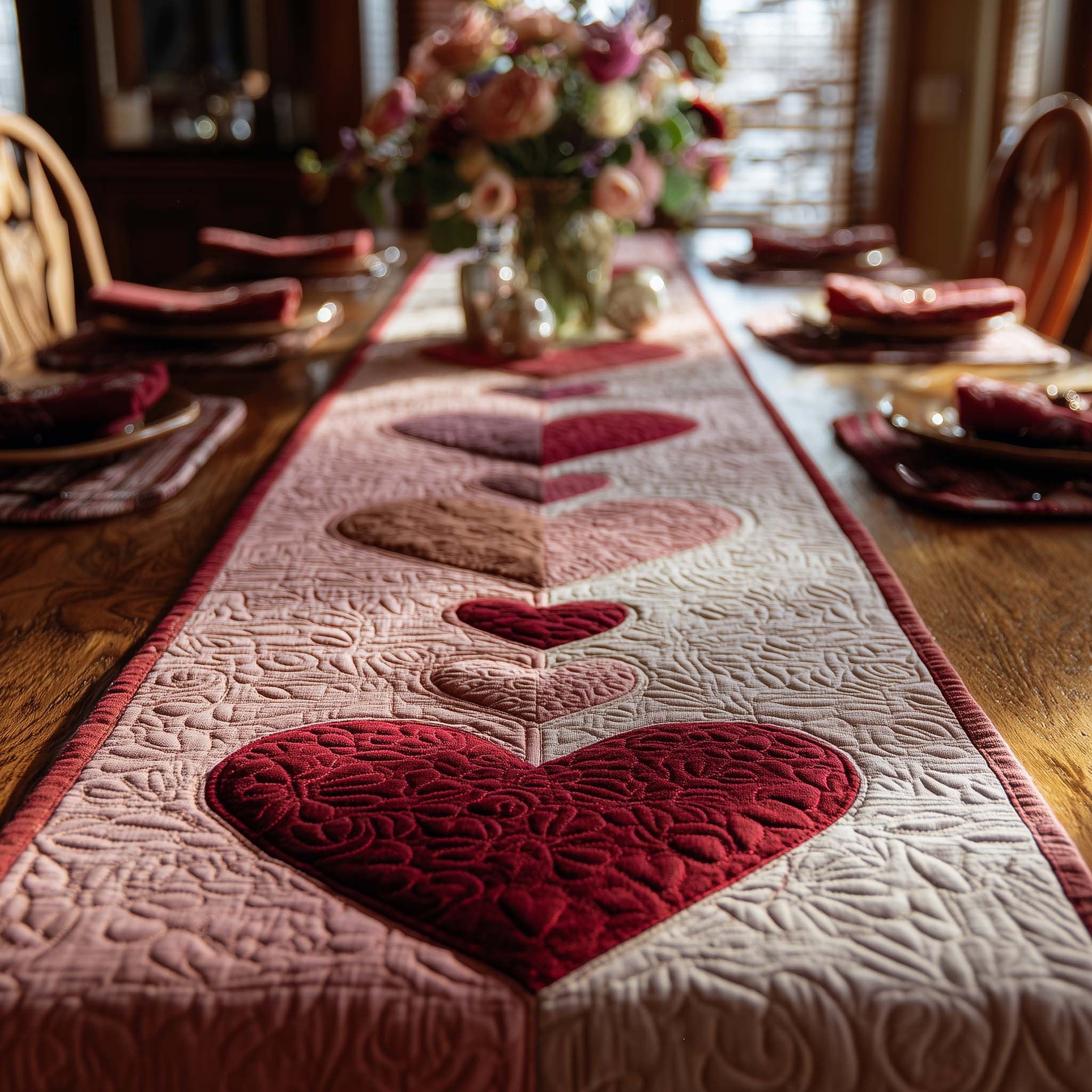 Sweetheart Harmony Table Runner