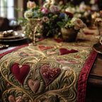 Autumn Heart Elegance Table Runner