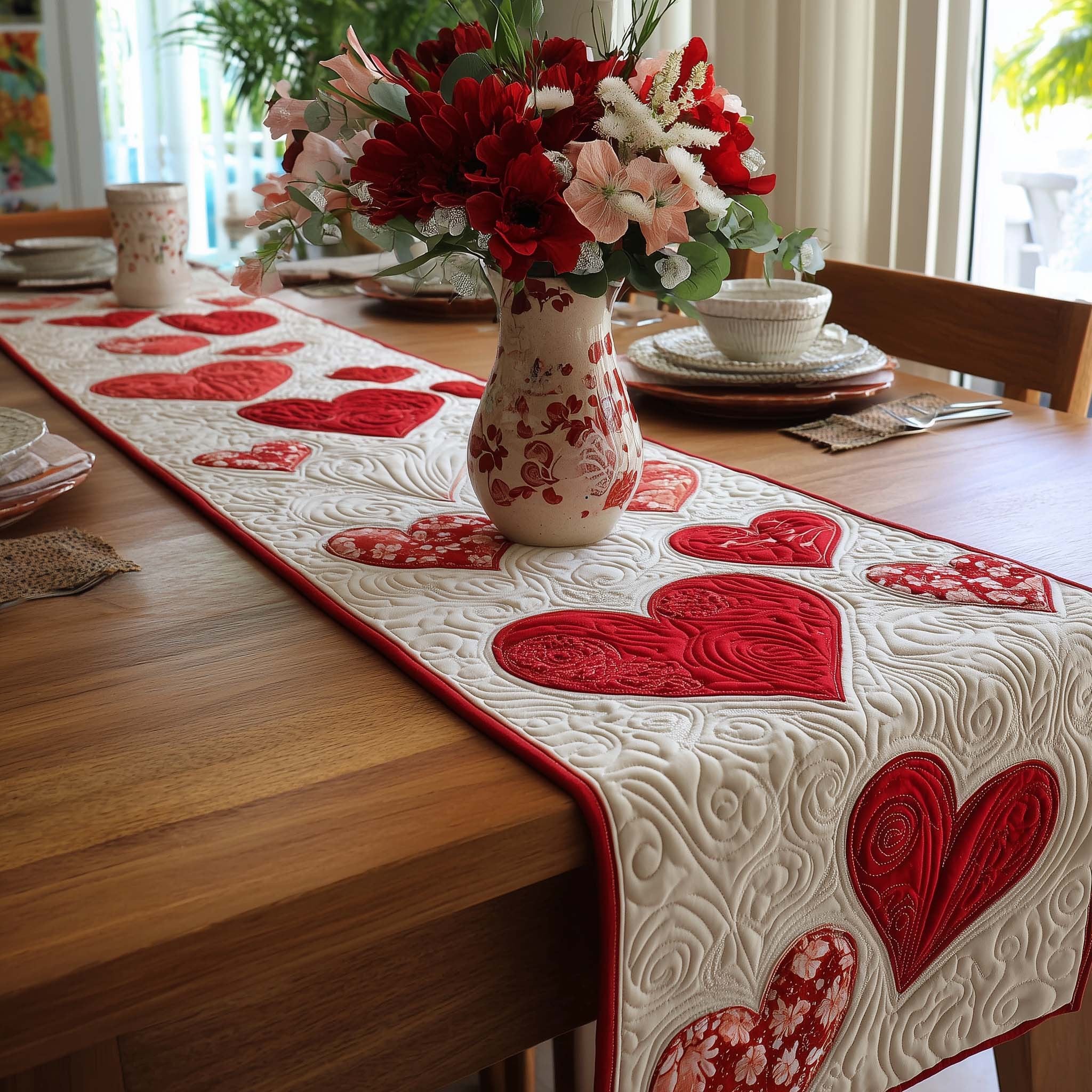 Everlasting Love Table Runner