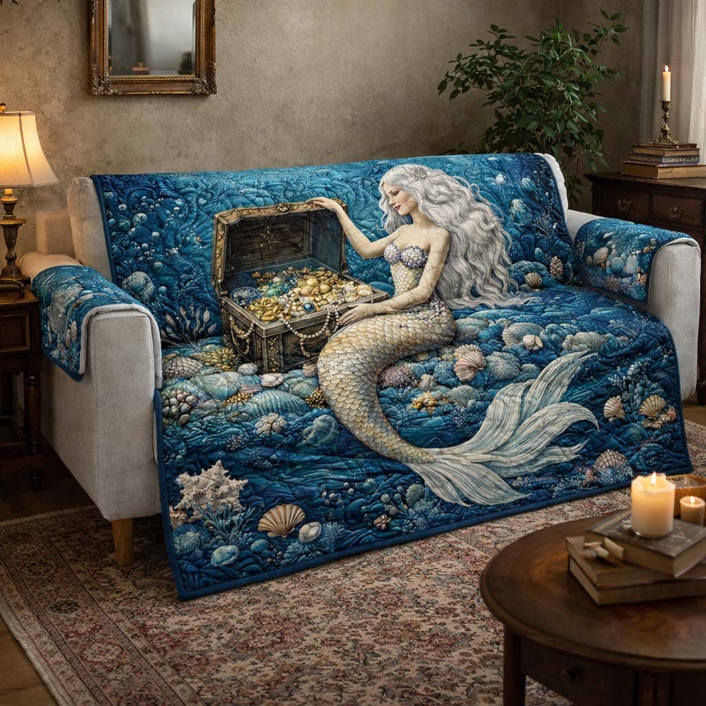 Treasure Mermaid Queen Sofa Cover