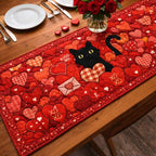 Kiss Me Kitty Table Runner