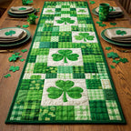 Classic Shamrock Patchwork Table Runner