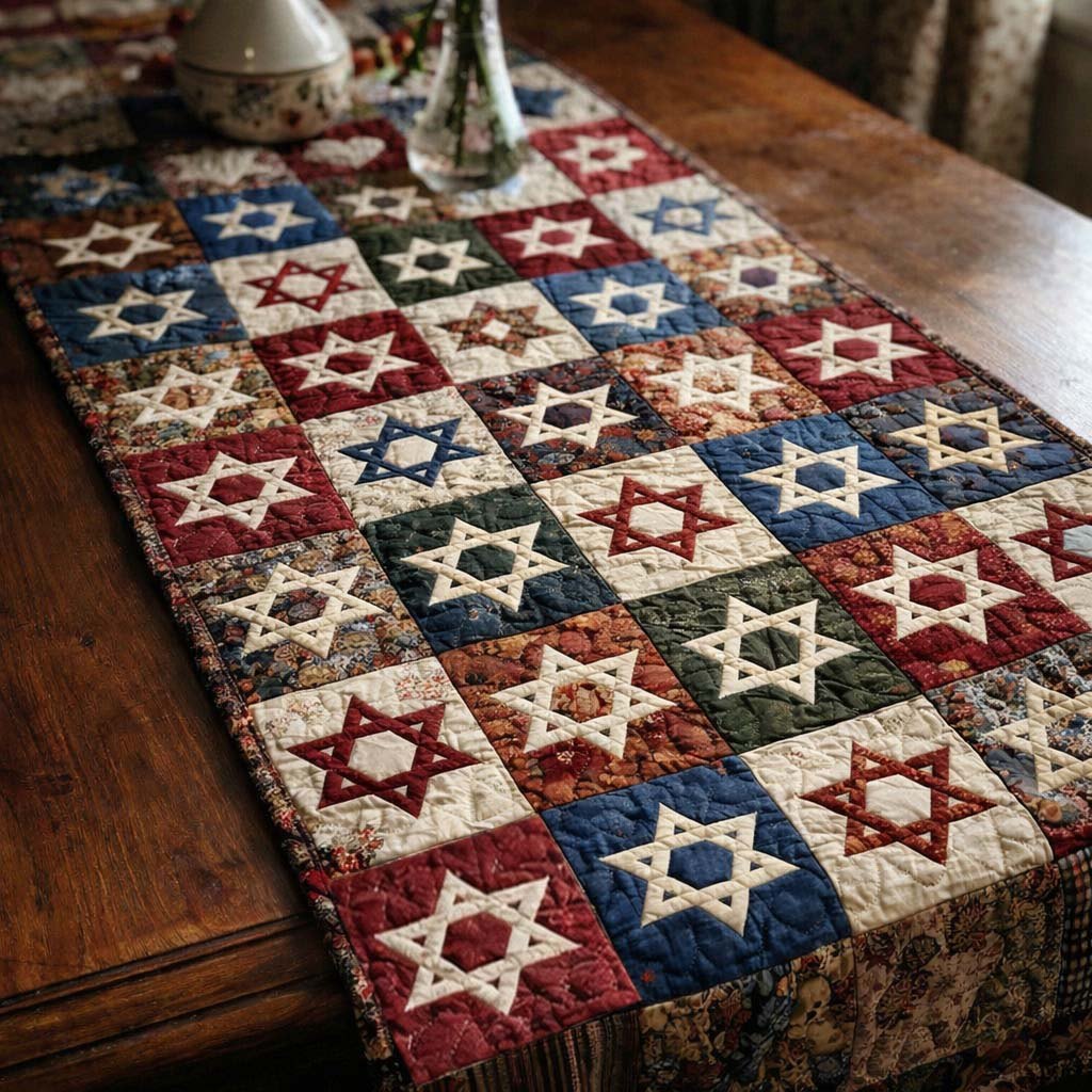 Heritage Star Patch Table Runner