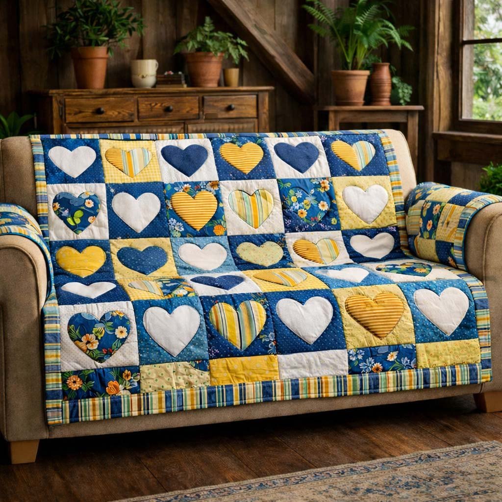 Sweet Valentine Sofa Cover