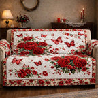 Rose Butterfly Sofa Cover