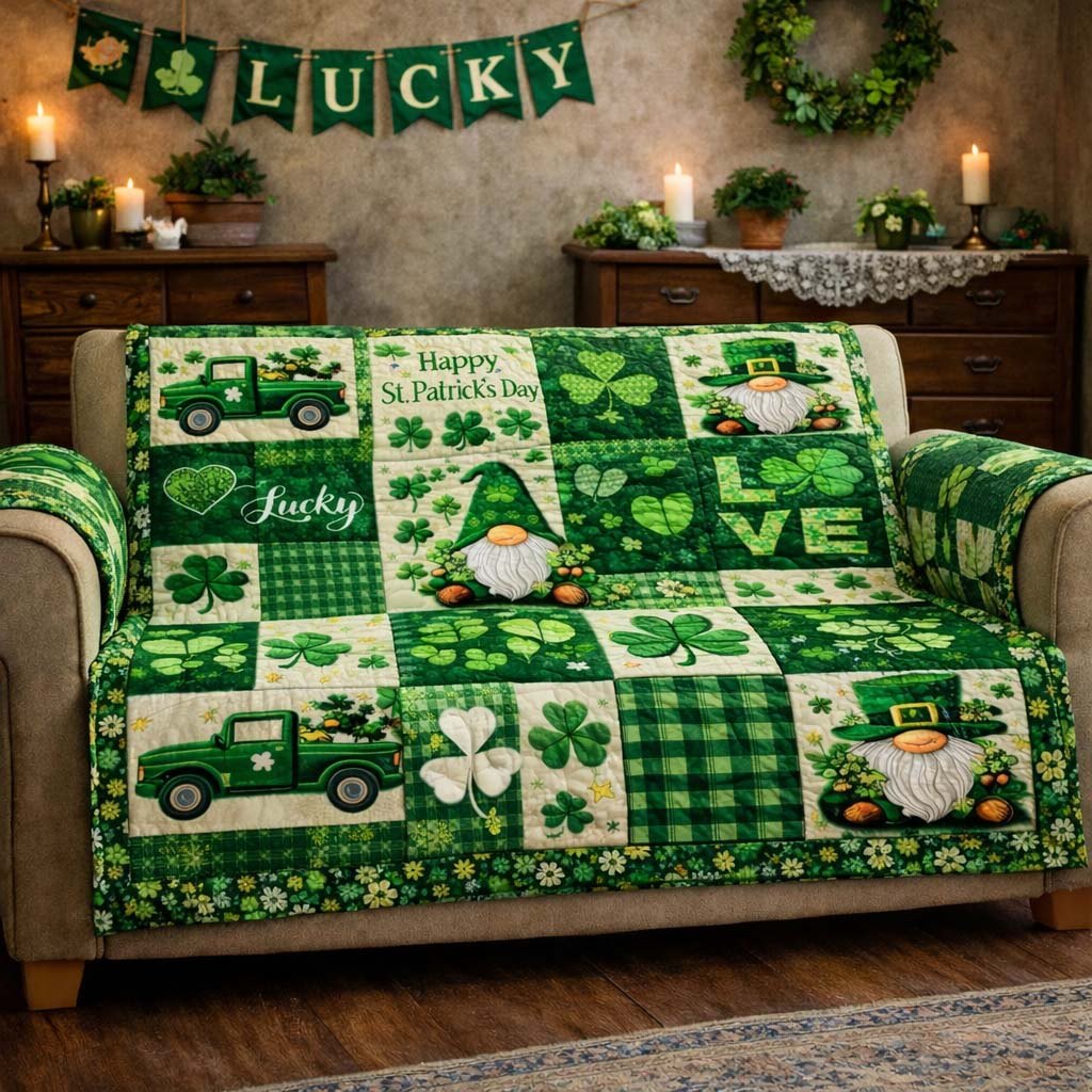 Lucky Gnome Garden Sofa Cover
