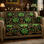 Celtic Clover Vine Sofa Cover