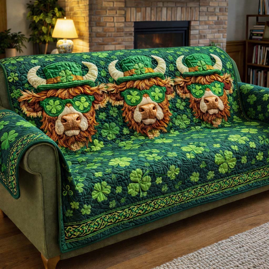 Irish Highland Luck Sofa Cover