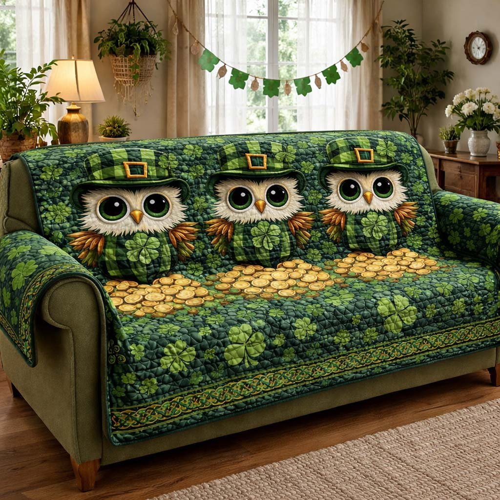 Lucky Owl Trio Sofa Cover