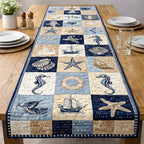 Ocean Voyage Blocks Table Runner